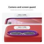 iPhone 16 Case, Premium Liquid Silicone Case, Full Body Protective Cover, Shockproof (Red)