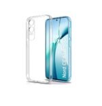 3 in 1 Combo Pack for ‎OnePlus Nord CE4 Lite 5G – Transparent Case (Back Cover + Camera Lens Protector + Tempered Glass)