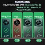 3 in 1 Combo Pack for Realme Narzo 70 Pro 5G – Eagle Case (Back Cover + Camera Lens Protector + Tempered Glass)