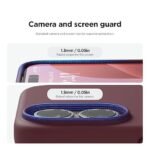 iPhone 16 Case, Premium Liquid Silicone Case, Full Body Protective Cover, Shockproof (Burgundy)