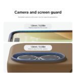 iPhone 16 Case, Premium Liquid Silicone Case, Full Body Protective Cover, Shockproof (Brown)