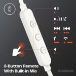 JBL Tune 310 Wired in-Ear Type C Earphones, Hi-Res Audio with Digital-to-Analog Converter, 3-Button EQ Preset Remote with Microphone, Compatible with USB-C Devices (White)