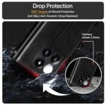 Flip Cover Back Case Cover for Xiaomi 14, Flexible | Leather Finish | Card Pockets Wallet & Stand (Black)