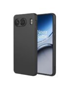 Back Cover for OnePlus Nord 4 5G Back Cover Camera Protection Soft Liquid Silicone Protective Cover (Silicone, Black)