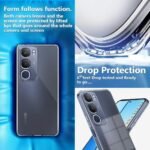 Vivo Y29 5G | Transparent Back Cover | Raised Bumps for Camera & Screen Protection (Transparent)