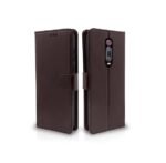 Mi Redmi K20 / K20 Pro Flip Case Leather Finish | Inside TPU with Card Pockets | Wallet Stand and Shock Proof (Coffee)
