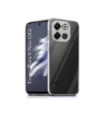 Back Cover for Tecno Pova 6 Neo 5G | Silicone Clear Shockproof Case with Camera Protection | Soft and Flexible (Transparent)