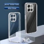 Back Cover for Tecno Pova 6 Neo 5G | Silicone Clear Shockproof Case with Camera Protection | Soft and Flexible (Transparent)