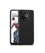 Tecno Pop 9 5G /Spark 30c 5G Case Soft Silicon Flexible Back Case Cover (Silicone Black)