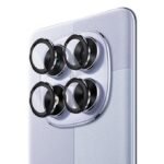 Mi Redmi Note 14 Pro 5G / Poco X7 5G Silicone Blue Back Cover Case | 3-in-1 Combo (Tempered Glass & Camera Lens)