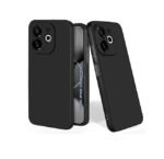 Tecno Pop 9 5G / Tecno Spark 30C 5G Soft Silicone Flexible Back Case | Shockproof Protection + Combo Pack (Camera Lens & Screen Glass, Black)