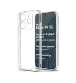 Combo pack for Back Cover for Redmi Note 14 5G (Transparent)| Camera Lens Protector & Tempered Screen Glass