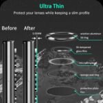 Mi Redmi Note 14 Pro 5G / Poco X7 5G Silicone Blue Back Cover Case | 3-in-1 Combo (Tempered Glass & Camera Lens)