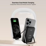 boAt Energyshroom PB330 MagnaCharge 10000 mAh Magnetic Wireless Power Bank w/ 15W Wireless Charging