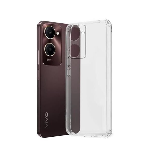 Crystal Clear Back Cover Case for Vivo Y28s 5G | (Transparent)