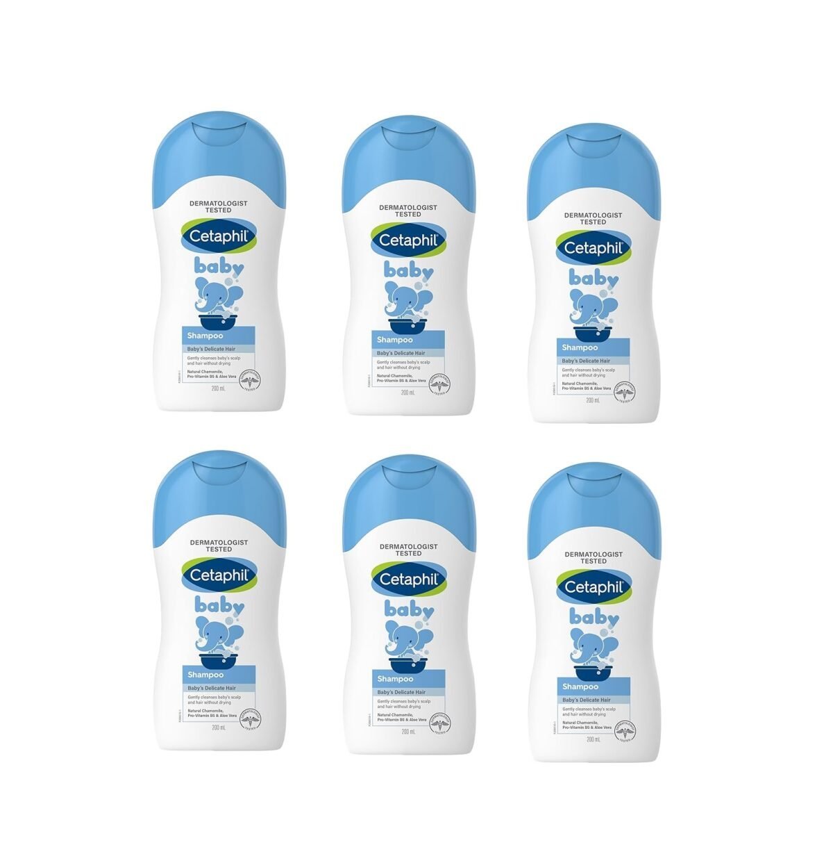 Cetaphil Baby Shampoo 200 ml (Pack Of 6)