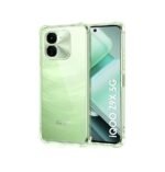Transparent Crystal Clear Back Cover for iQOO Z9X 5G | Shockproof Soft TPU Case (Transparent)