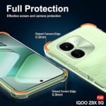 Transparent Crystal Clear Back Cover for iQOO Z9X 5G | Shockproof Soft TPU Case (Transparent)