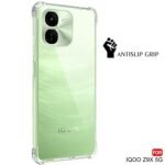Transparent Crystal Clear Back Cover for iQOO Z9X 5G | Shockproof Soft TPU Case (Transparent)