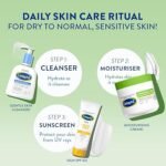 Cetaphil Moisturising Cream for Face & Body,Dry to Normal skin, 450 gm, Paraben & Sulphate free, Niacinamide &Vitamin B5 (Pack Of 4)