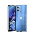 Moto G64 5G (2024) Premium Transparent Soft Silicon Crystal Clear Back Cover [Transparent]