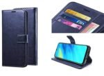 vivo Y28s 5G Faux Leather Wallet Flip Case Kick Stand (Flip Blue)