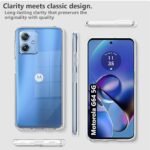 Moto G64 5G (2024) Premium Transparent Soft Silicon Crystal Clear Back Cover [Transparent]