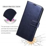 vivo Y28s 5G Faux Leather Wallet Flip Case Kick Stand (Flip Blue)