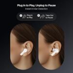 boAt Airdopes 300, Cinematic Spatial Audio, 50HRS Battery, 4Mic AI ENx, Fast Charge,  v5.3 Bluetooth TWS in Ear Earbuds Wireless Earphones with mic (White)