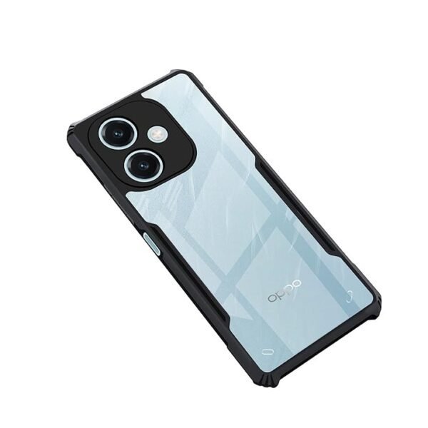Oppo A3x / A3 (5G) Back Case Cover | Camera Protection Shockproof Bumper-Edge (Eagle)