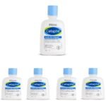 Cetaphil Face Wash Gentle Skin Cleanser for Dry to Normal, Sensitive Skin, 125 ml Hydrating Face Wash with Niacinamide, Vitamin (Pack Of 5)