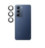 3 in 1 Combo Pack for Realme P3x 5G / Realme 14x 5G – Silicone Transparent Cover (Back Cover + Camera Lens Protector + Tempered Glass)