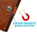 iQOO Z9 Lite 5G | Vivo T3 Lite 5G | Vivo Y18 | Y18e | Y03| Leather Finish Cover & Flexible Stand Design (Flip Brown)