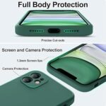 Silicone Bumper Cover Case for Apple iPhone 11 (Green) | Camera Lens (Black) | Matte Finish Back Membrane screen Guard (Pack Of 3) Combo