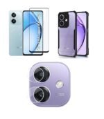 3 in 1 Combo Pack for Oppo A3x / A3 (5G) – Eagle Case (Back Cover + Camera Lens Protector + Tempered Glass)