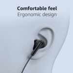 Xiaomi Type-C in-Ear Earphones with 12.4mm Drivers, HD Microphone, and IP54 Dust & Water Resistance (White)