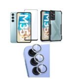 3 in 1 Combo Pack for Samsung Galaxy M35 5G – Eagle Case (Back Cover + Camera Lens Protector + Tempered Glass)