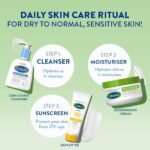 Cetaphil Moisturising Cream for Face & Body,Dry to Normal skin, 250 gm, Niacinamide &Vitamin B5 (Pack Of 3)