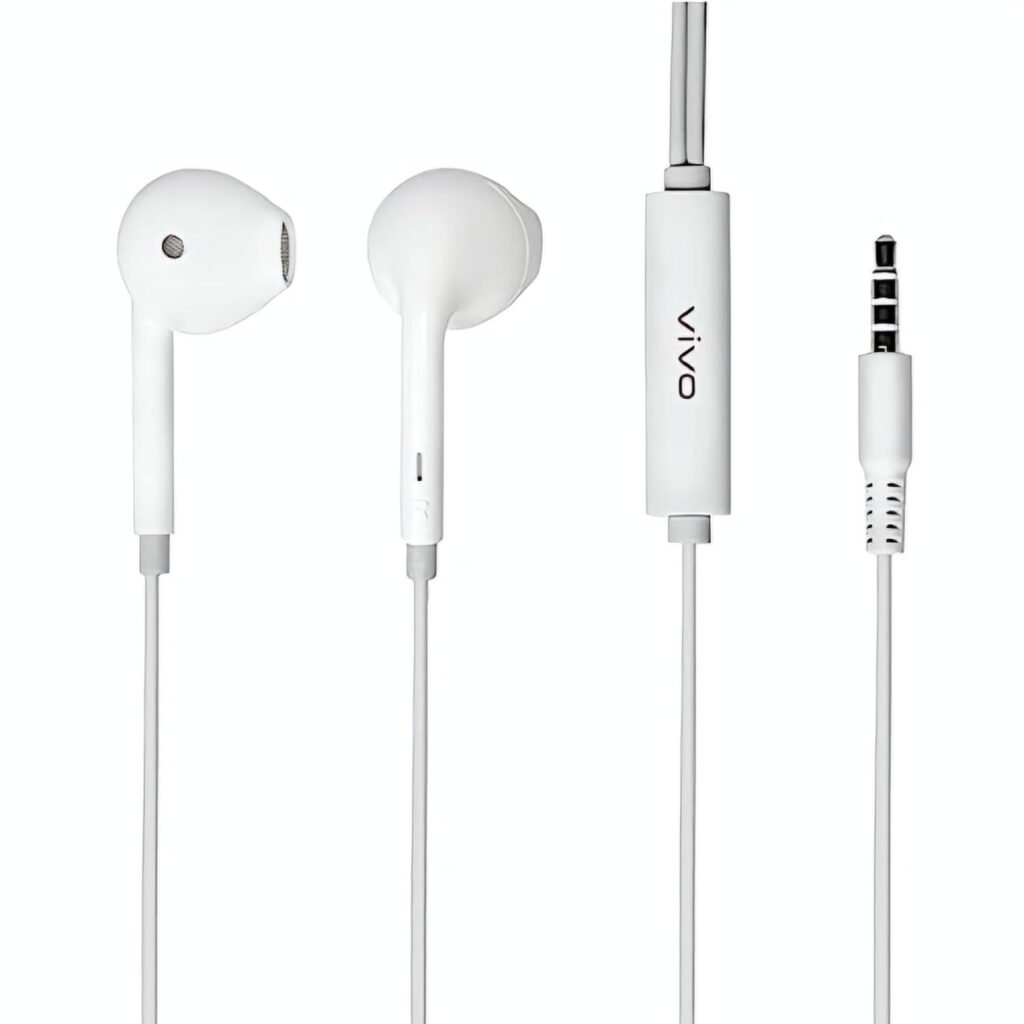 vivo Xe160 Wired in Ear Headset (White, in The Ear)