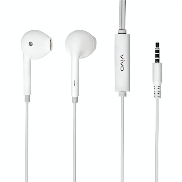 vivo Xe160 Wired in Ear Headset (White, in The Ear)