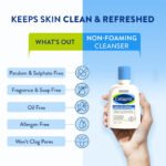 Cetaphil Face Wash Gentle Skin Cleanser for Dry to Normal, Sensitive Skin, 125 ml Hydrating Face Wash with Niacinamide, Vitamin (Pack Of 5)