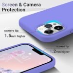 Silicone Bumper Case for iPhone 12 Pro Max (Purple) | Camera Lens (Black) | Matte Finish Back Membrane screen Guard (Pack Of 3) Combo