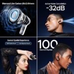 boAt Nirvana Space, 360º Spatial Audio, Active Noise Cancellation (~32dB), 100Hrs Battery, TWS Ear Buds Wireless Earphones with mic (Black)