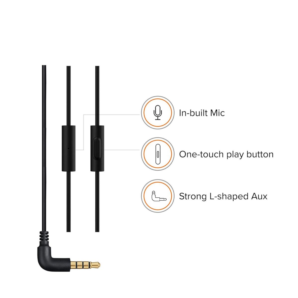 Xiaomi Wired in-Ear Earphones with Mic, Ultra Deep Bass & Metal Sound Chamber (Blue)