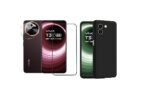 Vivo T3x 5G Protection Combo | Liquid Silicone Back Cover (Black) + Tempered Glass + Camera Lens Protector