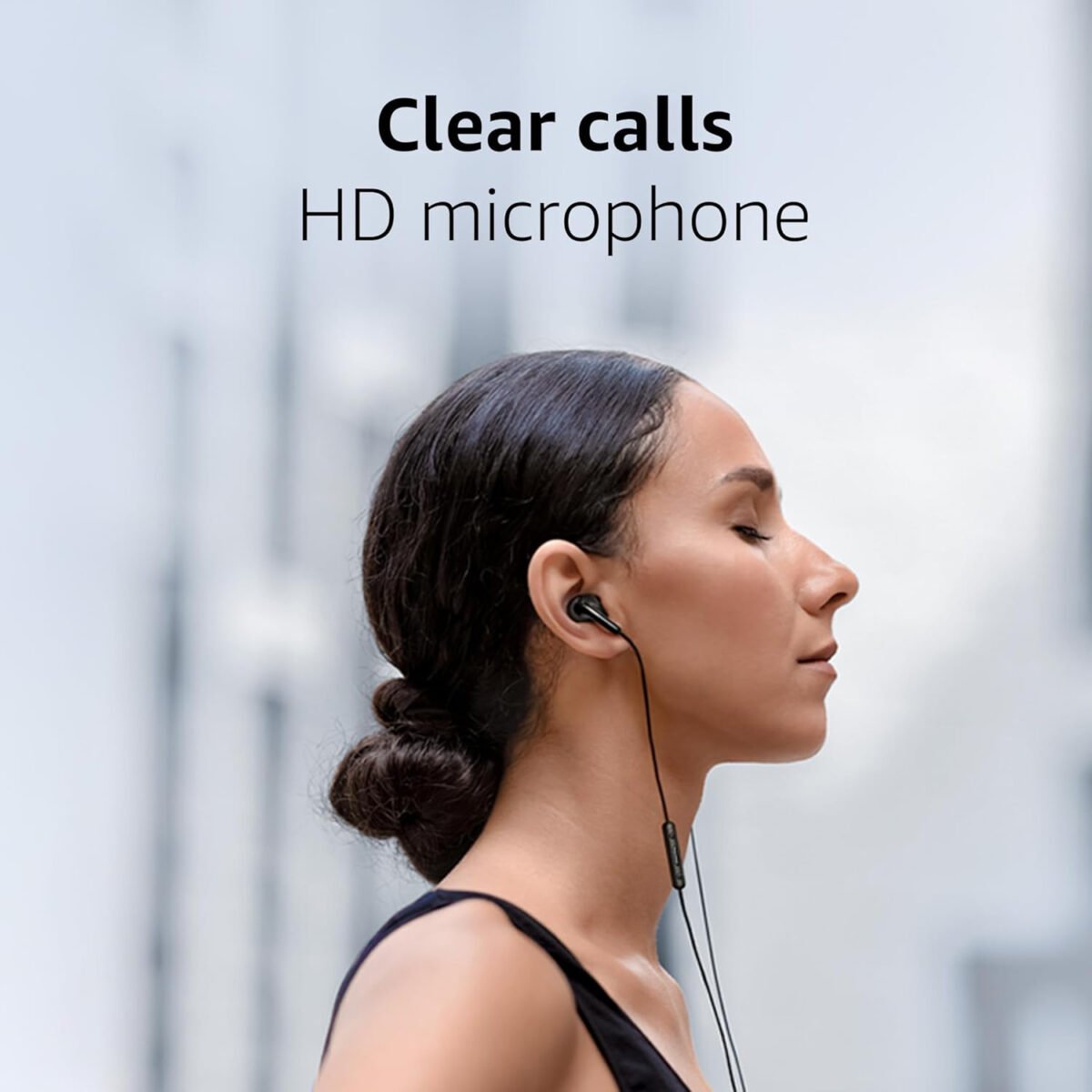 Xiaomi Type-C in-Ear Earphones with 12.4mm Drivers, HD Microphone, and IP54 Dust & Water Resistance (White)
