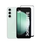 Tempered Glass for Samsung Galaxy S23 FE (5G) | Camera Lens (Silver) | Back Membrane (Pack Of 3) Combo