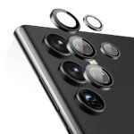 UV Curved Tempered Glass for Samsung Galaxy S22 Ultra 5G | Camera Lens (Black) | Back Membrane (Pack Of 3) Combo