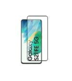 Samsung Galaxy S21 FE 5G Tempered glass | Camera Lens (Black) | Back Membrane (Pack Of 3) Combo