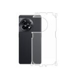 OnePlus 11R (5G) UV Tempered Glass | Screen Protector | Camera Lens (Black) | Back Membrane (Pack Of 3) Combo